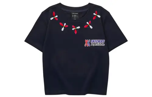 Skechers D Antidote T Shirts Women's Crew Neck Moderate Straight Fit