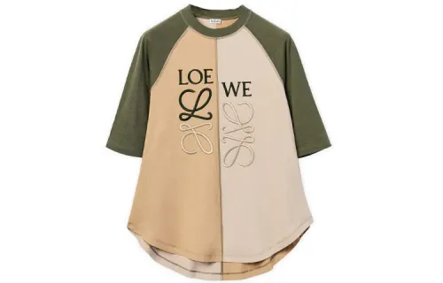 LOEWE SS21 T Shirt Women's Khaki Green