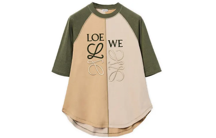 LOEWE SS21 T Shirt Women's Khaki Green