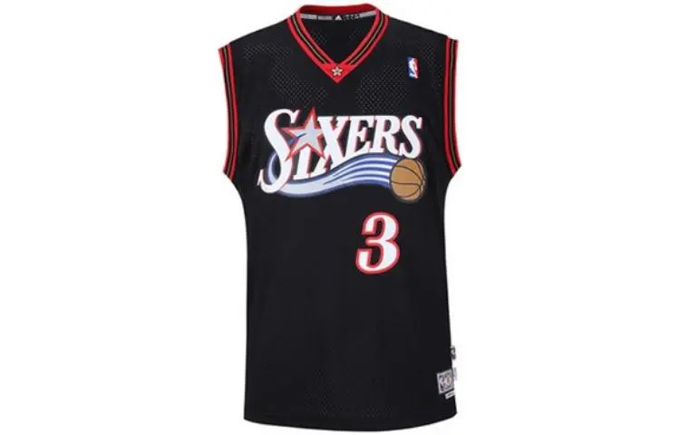 Adidas Basketball Jerseys Men's Black Moderate Straight Fit