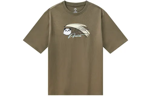 Anta Life Collection Drop Shoulder Sleeve T Shirt Women's Era Green