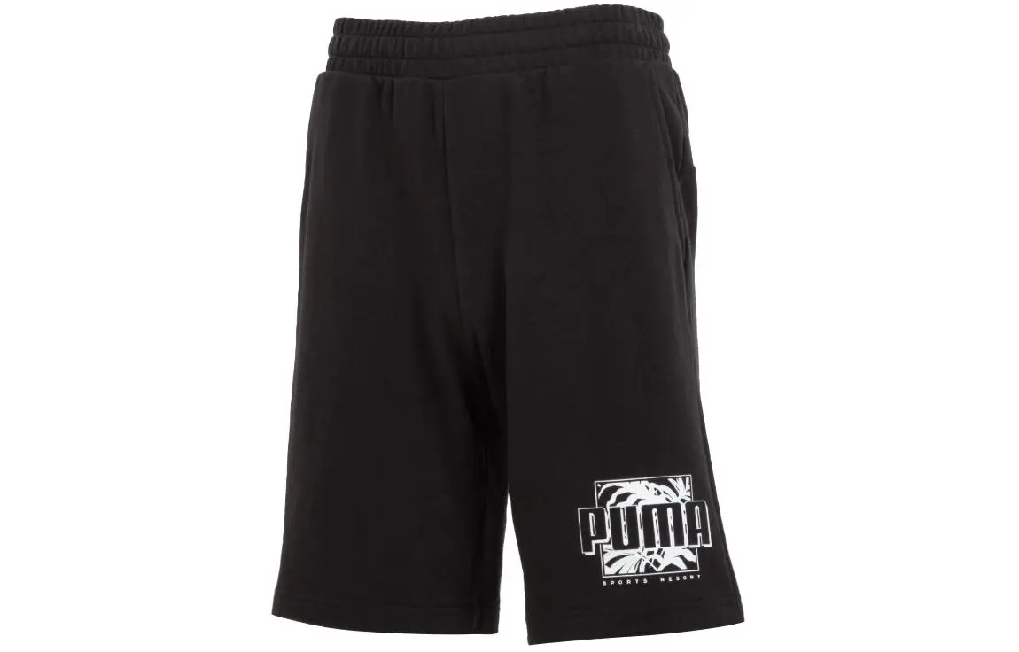 PUMA Casual Shorts Men's Black Moderate