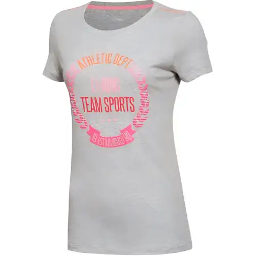 Li Ning T Shirt Women's New Light Heather Gray