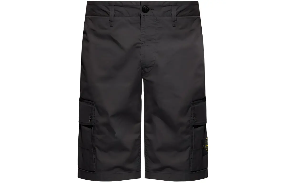 STONE ISLAND Casual Shorts Men's Black