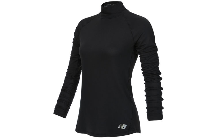 Женская футболка New Balance Turtleneck (черная)