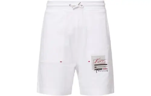 EVISU Sports Shorts Men's White Moderate