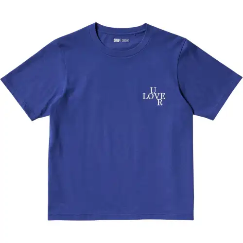 UNIQLO x LUFUGONGBOWUGUAN,LIANMINGKUAN T Shirt Women's Blue