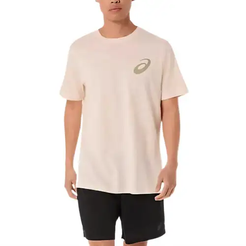Asics ONE PLANET TEE T Shirt Men's Flesh