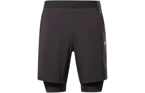 Reebok TS 2 in 1 Epic Short Sports Shorts Men's Black