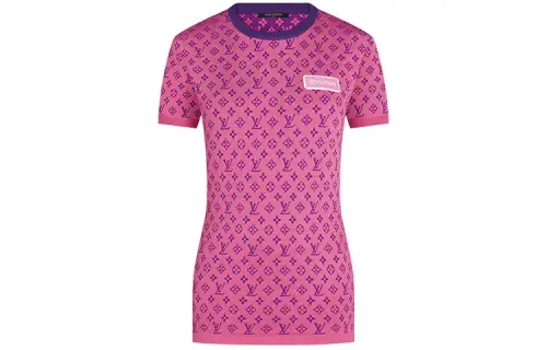 LOUIS VUITTON Regular T Shirt Women's Pink