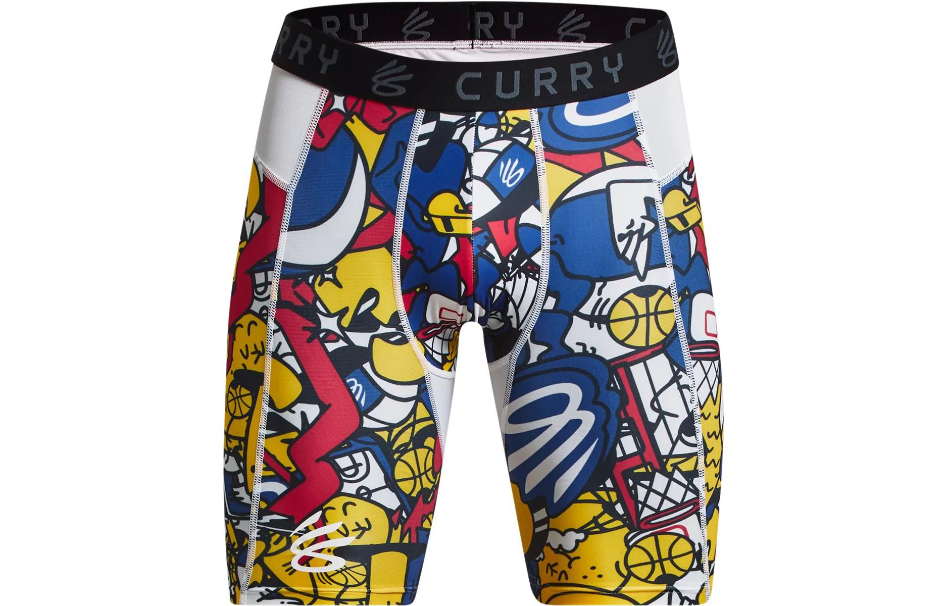 Under Armour HeatGear Curry HeatGear Sports Shorts Men’s White