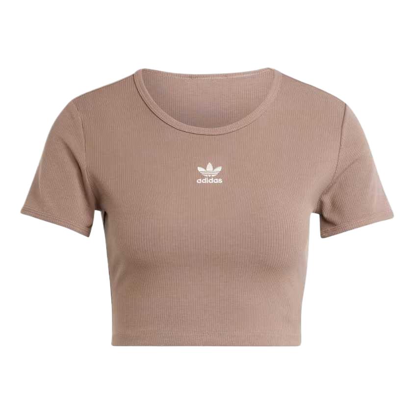 Женская футболка adidas originals Essentials (коричневая)