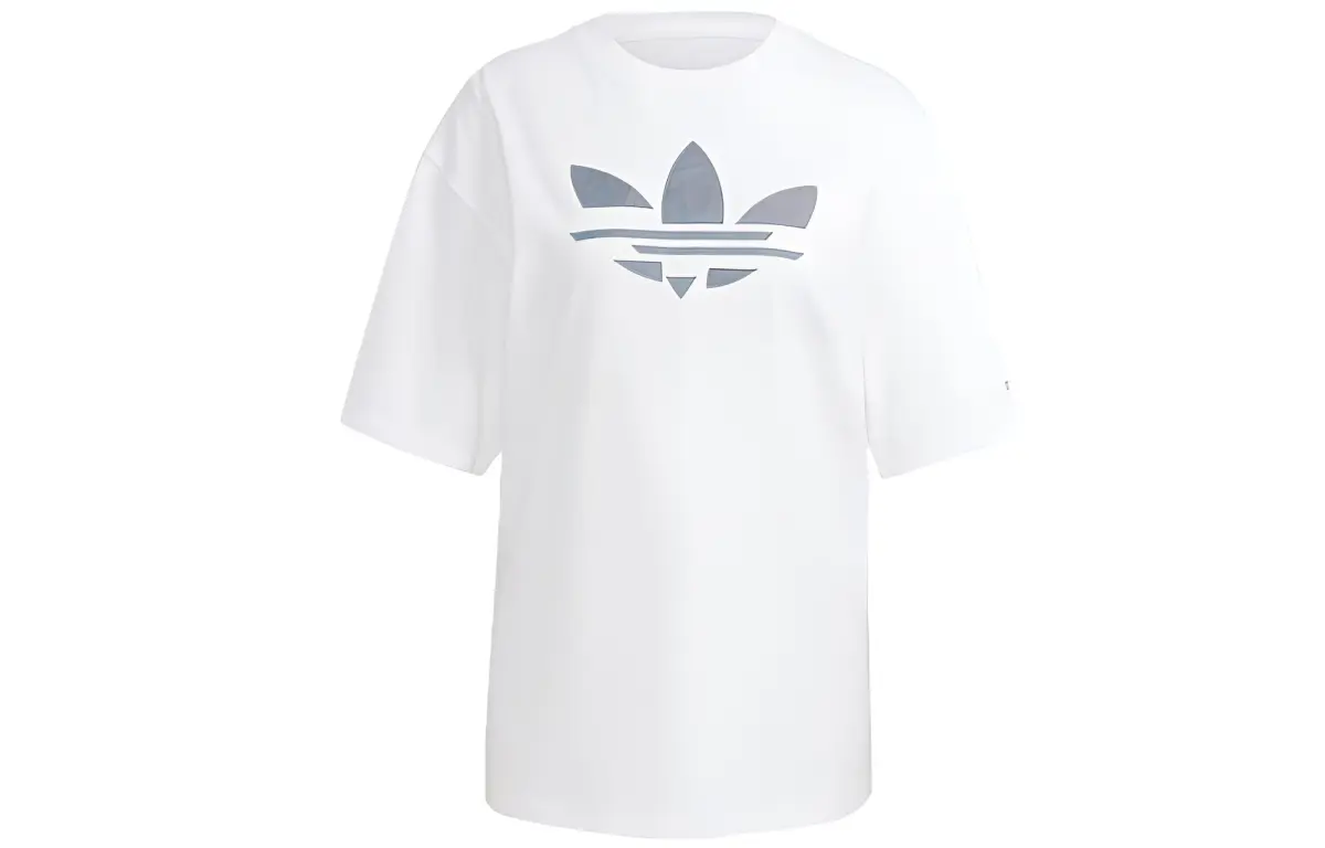Adidas Originals Drop Shoulder Sleeve T Shirt Women's White
