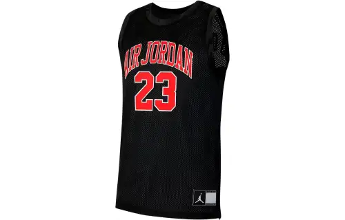 Jordan Basketball Jerseys Men's Black Moderate Straight Fit