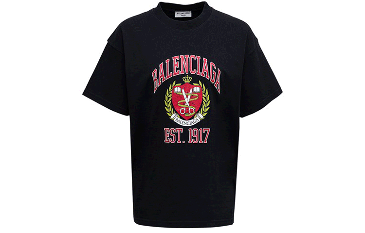 Женская футболка Balenciaga Balenciaga Logo T (черная)