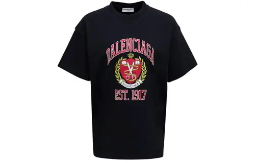 Balenciaga T Shirt Women's Black Regular Fit