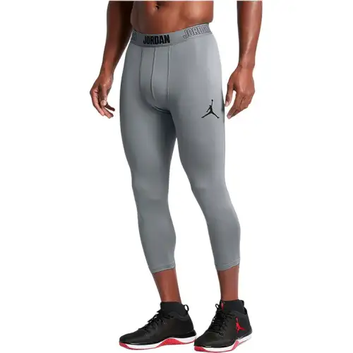 Jordan Sports Pants Men's Gray Moderate