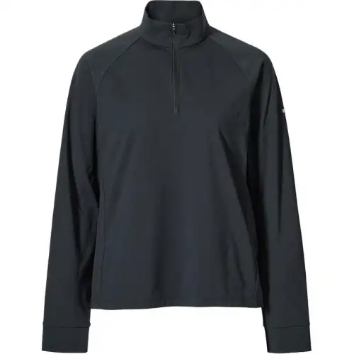 UNIQLO T Shirts Women's Black Stand Collar Moderate Other