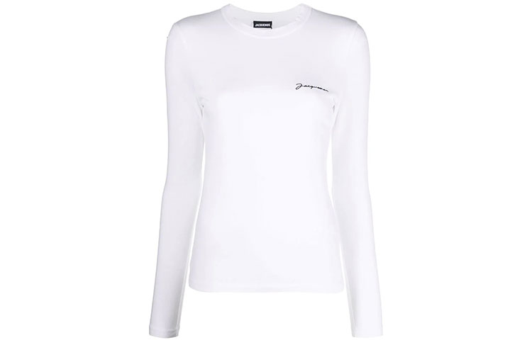Jacquemus T Shirts Women's White Crew Neck