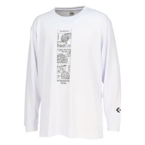 Converse T Shirts Unisex White Crew Neck Moderate