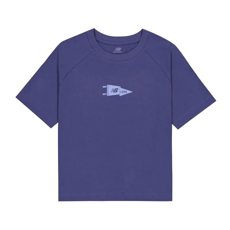 New Balance U1906 Raglan Sleeve T Shirt Women's Blue Purple
