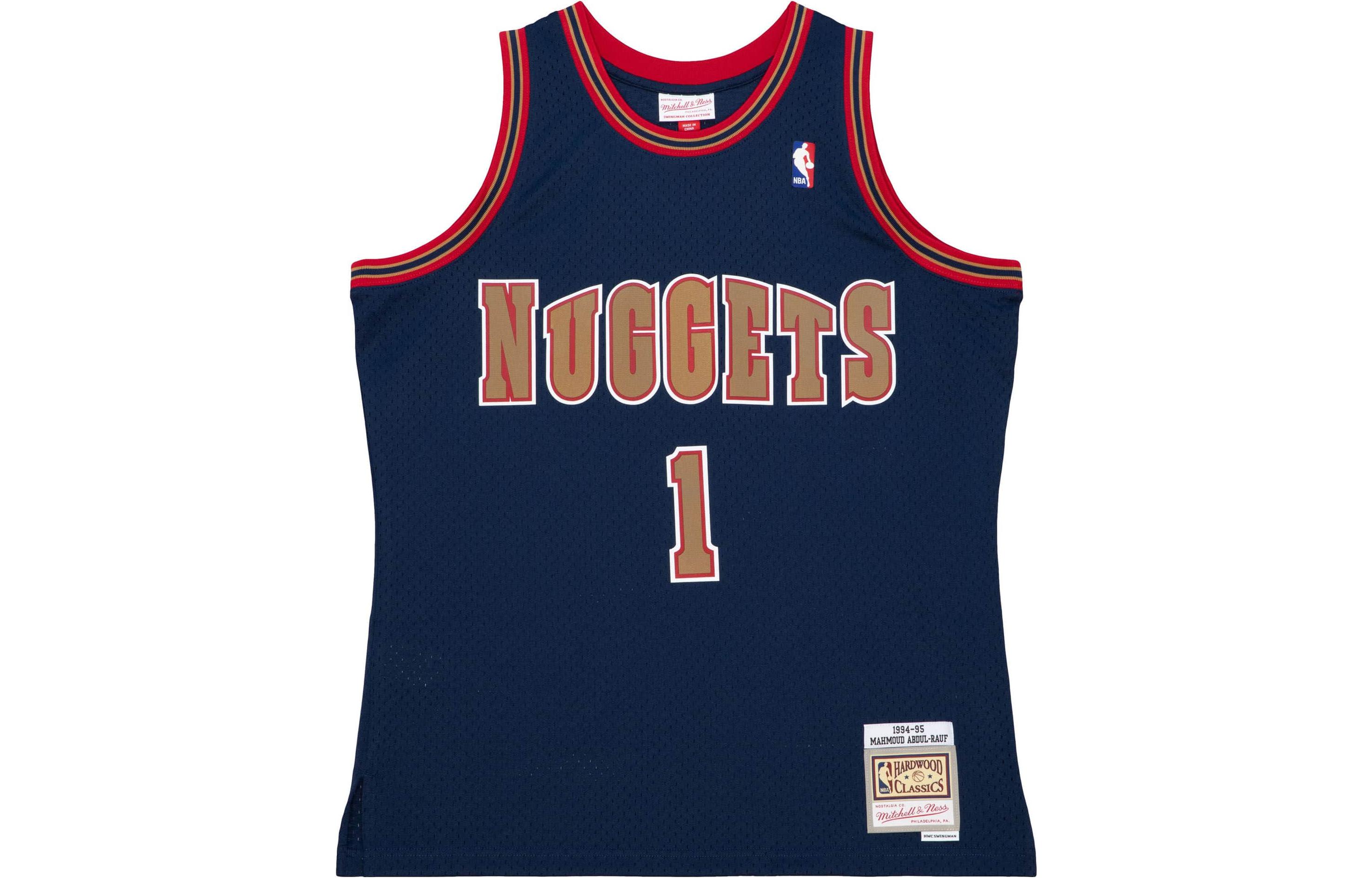 Mitchell Ness Nba Dark «Nuggets 1994 Mahmoud Abdul-Rauf» jersey
