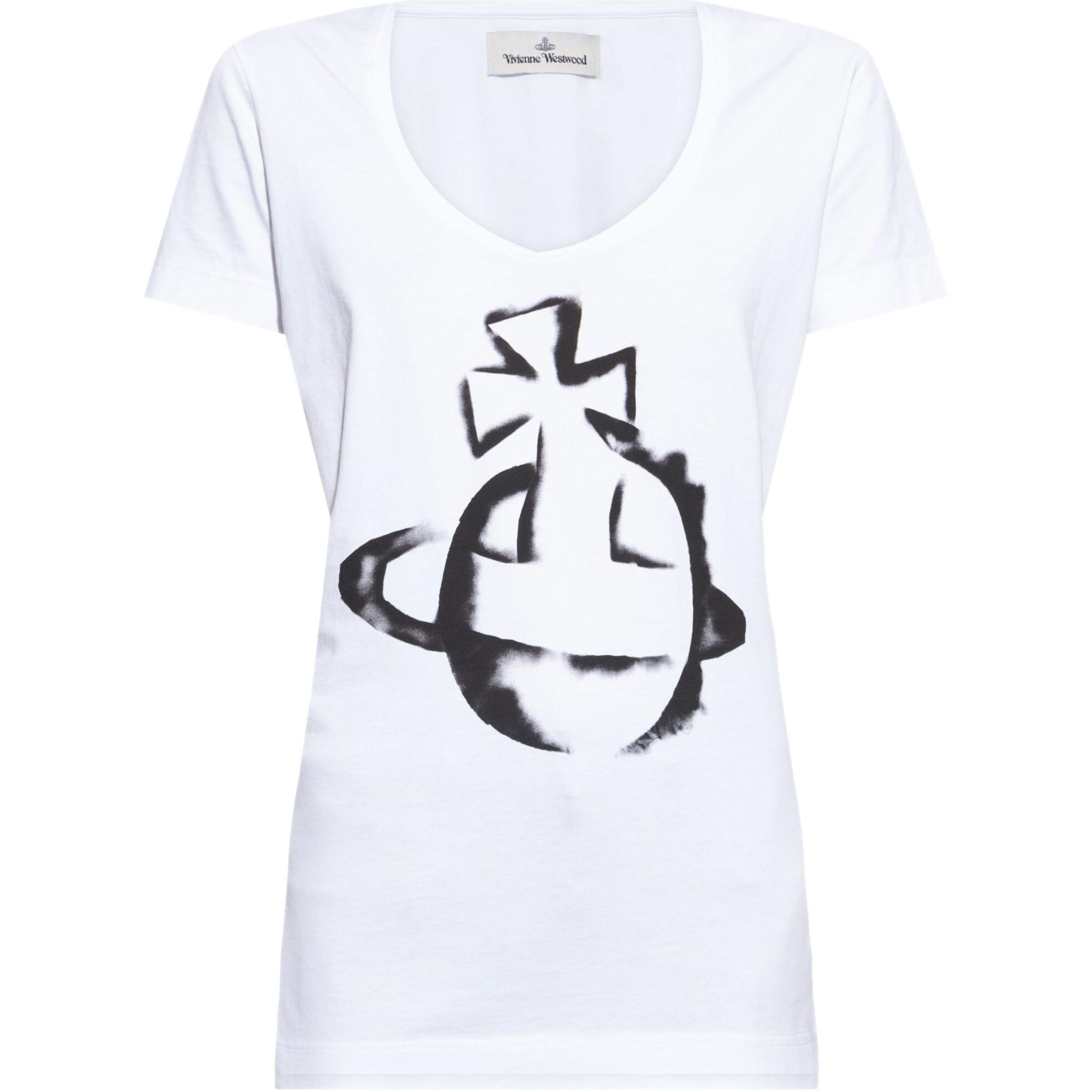 Футболка Vivienne Vivienne Westwood FW24 Logo T (белая)