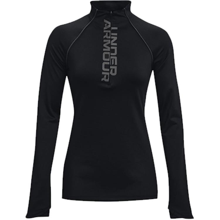 Женская футболка Under Armour 1/2 T (черная)