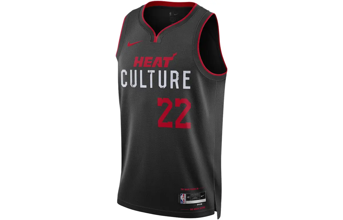 Nike Nba Miami Heat Jimmy Butler Dri Fit City Edition 23/24 Swingman Jersey