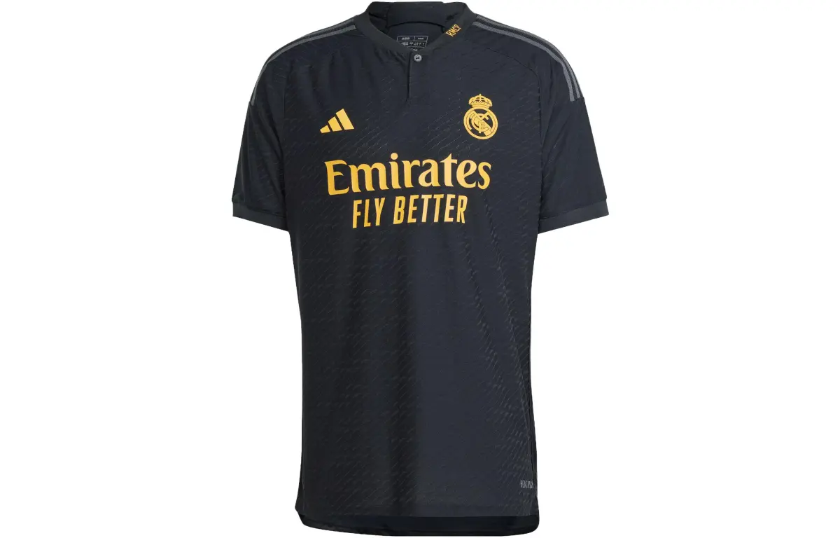 Adidas Real Madrid Soccer Jersey Player Edition Men's Black