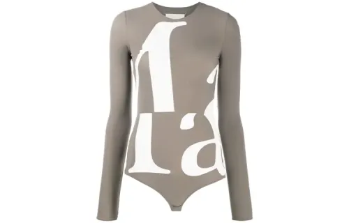 Maison Margiela T Shirts Women's Light Brown Crew Neck Moderate