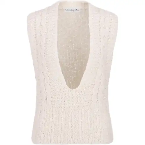 DIOR FW24 Tank Top Women's Ecru