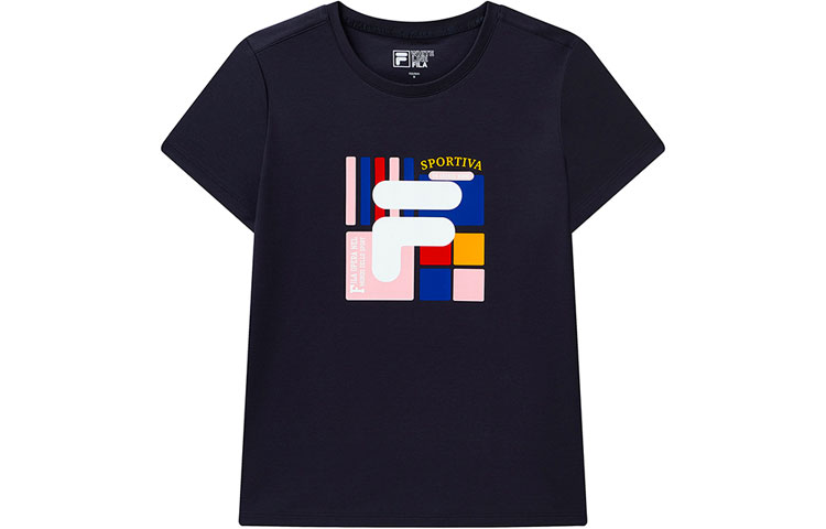 Женская футболка Fila T (синяя)