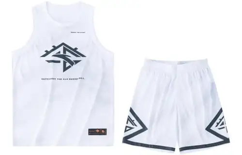 Basketball quick dry uniform, set, print, men's style