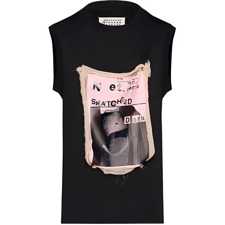 Maison Margiela T Shirt Women's Black Pink