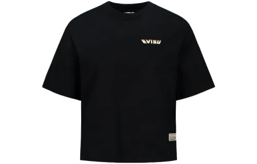 EVISU Crop Tops Women's Crew Neck Moderate