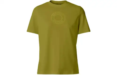 Burberry T Shirts Women's Juniper Green Crew Neck Moderate