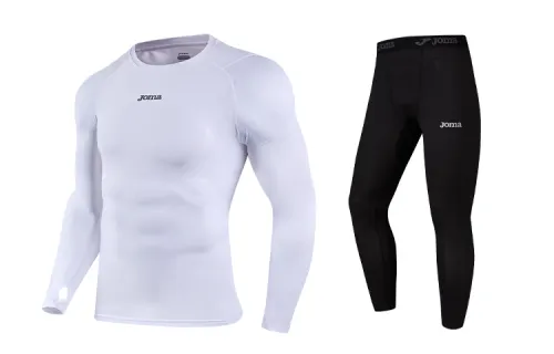 Sports quick dry long-sleeve, set for gym, tight, men's style