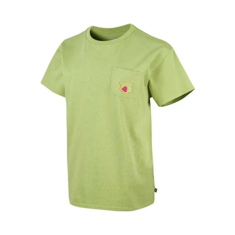 Vans T Shirts Women's Green Crew Neck Moderate