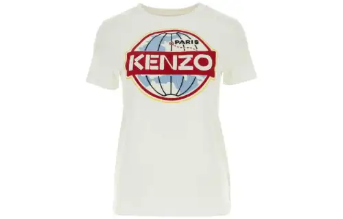 KENZO Logo Patch Crewneck T-Shirt