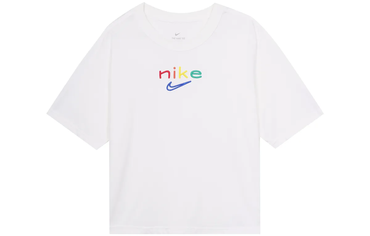 Nike Set in Sleeve T Shirt Women's White
