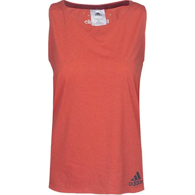 Adidas Tank Tops Women's Red Crew Neck Moderate Other