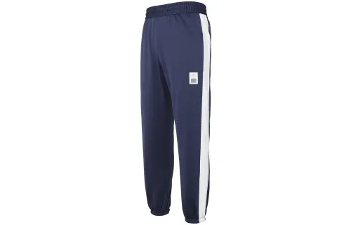 Nike Therma-FIT solid color casual sports elastic leg warmer plus velvet basketball pants men's dark navy