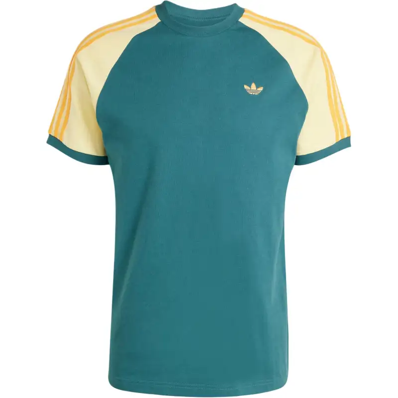 Adidas Originals T Shirt Men's Detective Green/Yellow/Light Orange