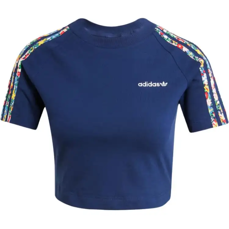 Adidas Liberty Floral striped T shirt