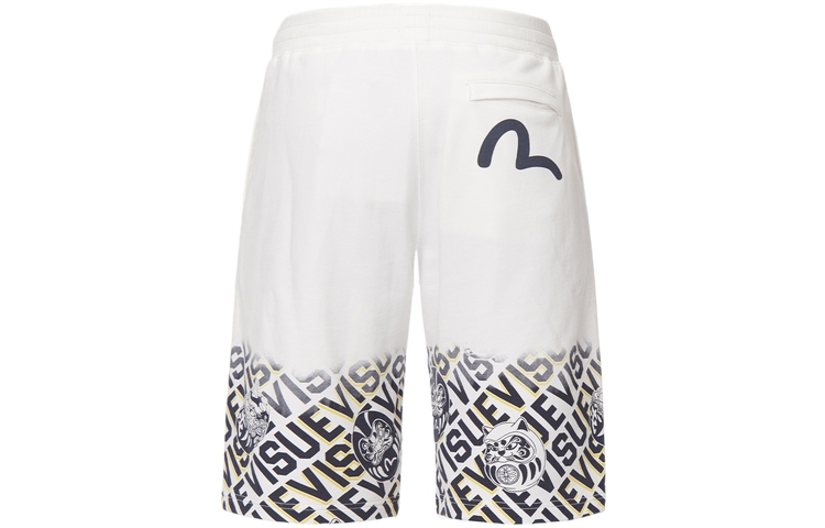 EVISU Sports Shorts Men’s White Moderate