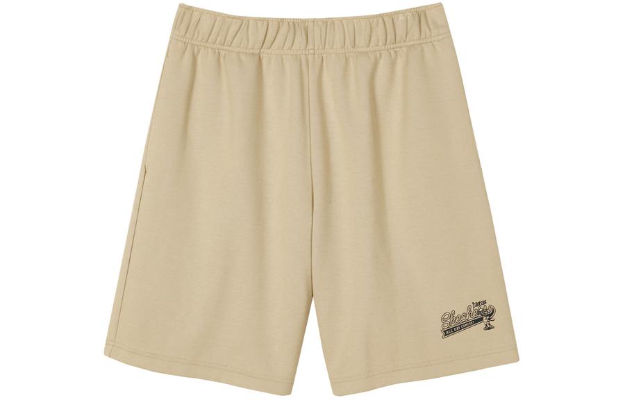 Skechers Funny Monster Casual Shorts Men's Beige Brown