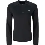 ASICS T Shirts Women's Black Stand Collar Moderate
