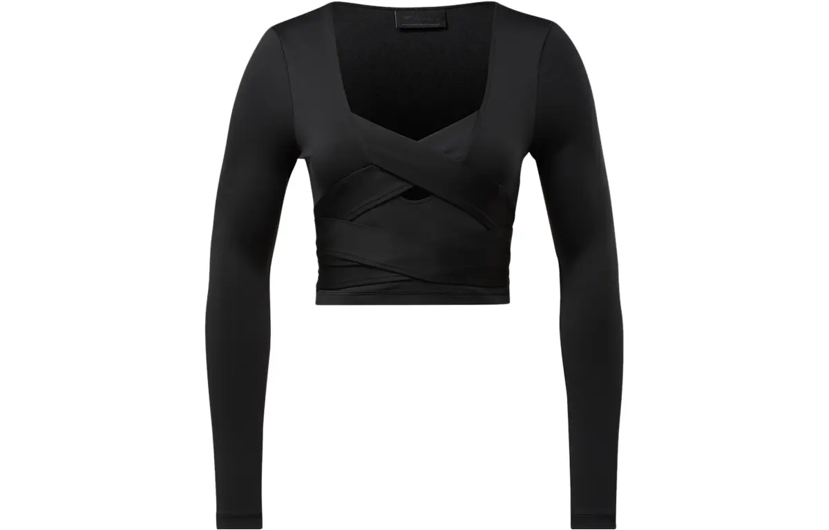 Reebok T-Shirts Women's Black U-neck Moderate Other