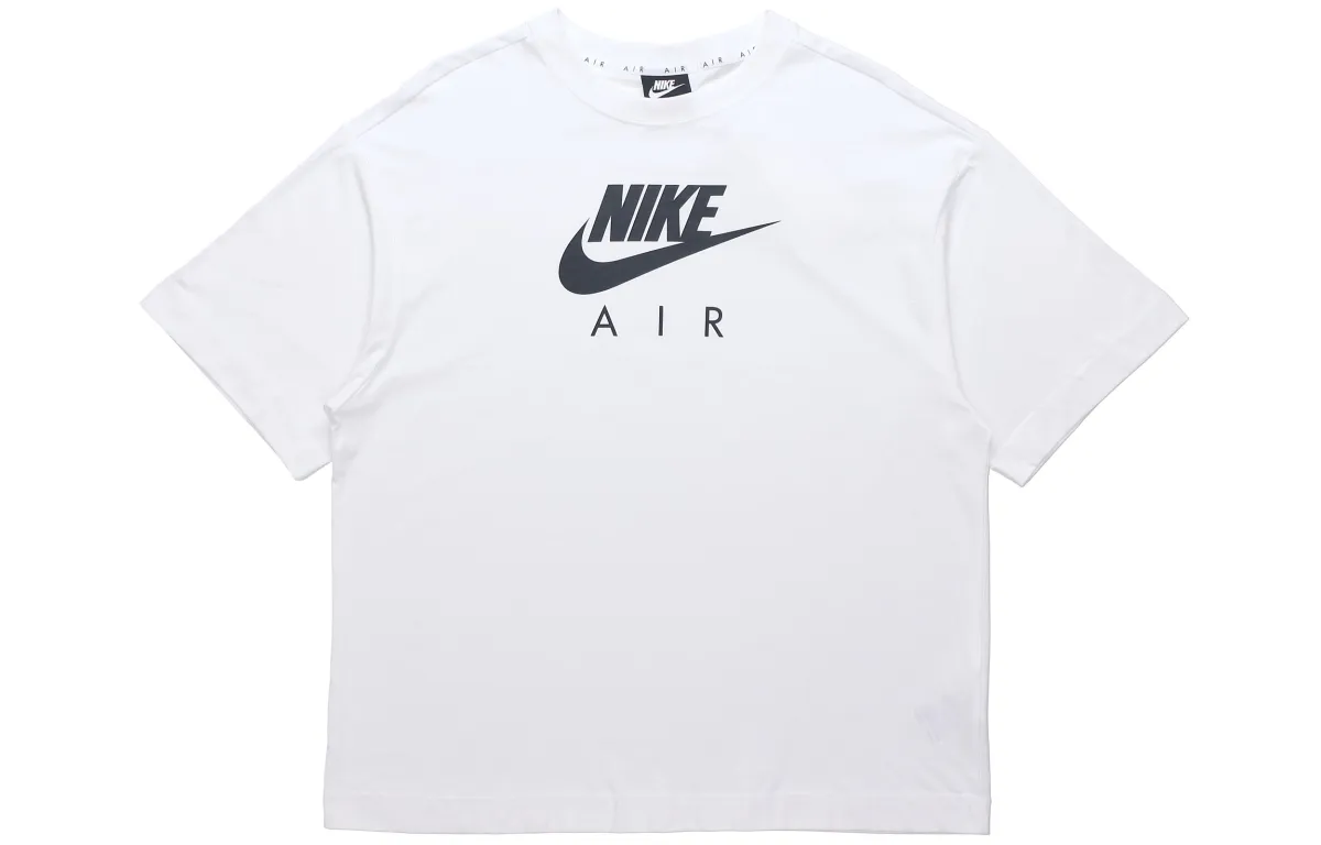 Nike Drop Shoulder Sleeve T Shirt Women's White